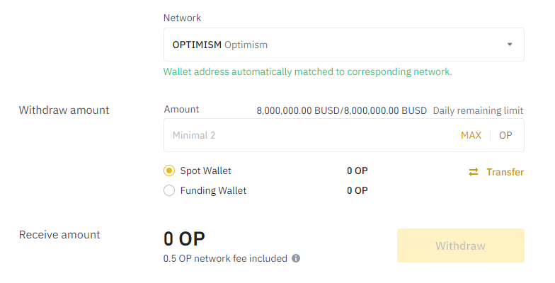 retirando_optimism_de_binance
