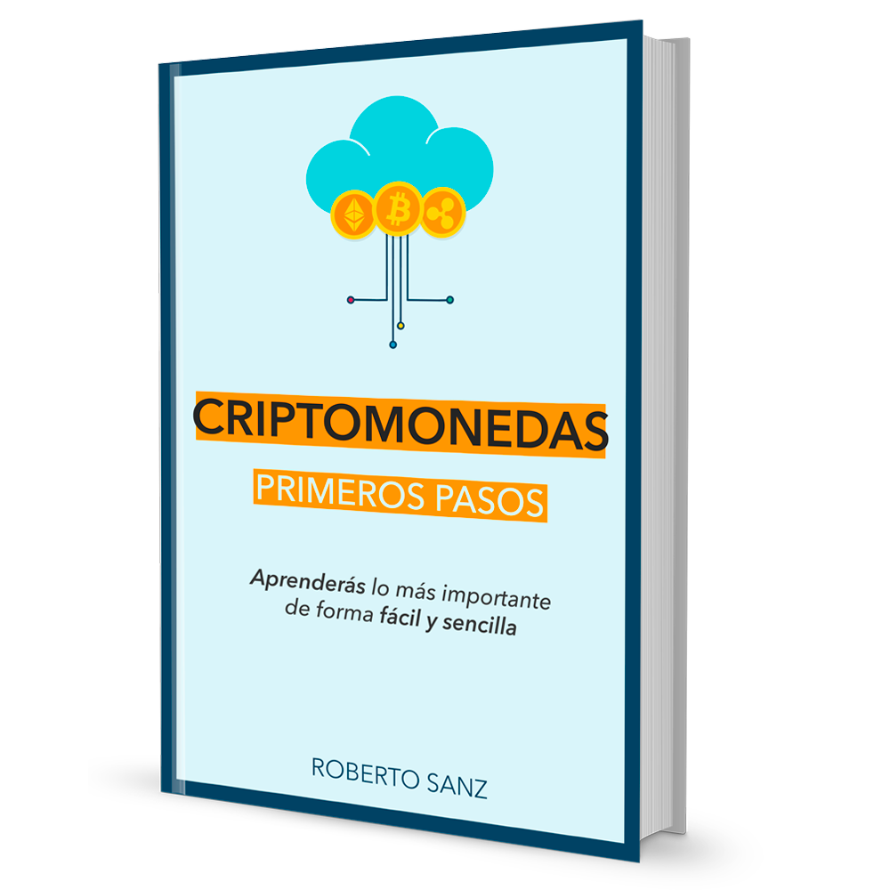 Libro Portada Primeros Pasos en Criptomonedas - Roberto Sanz