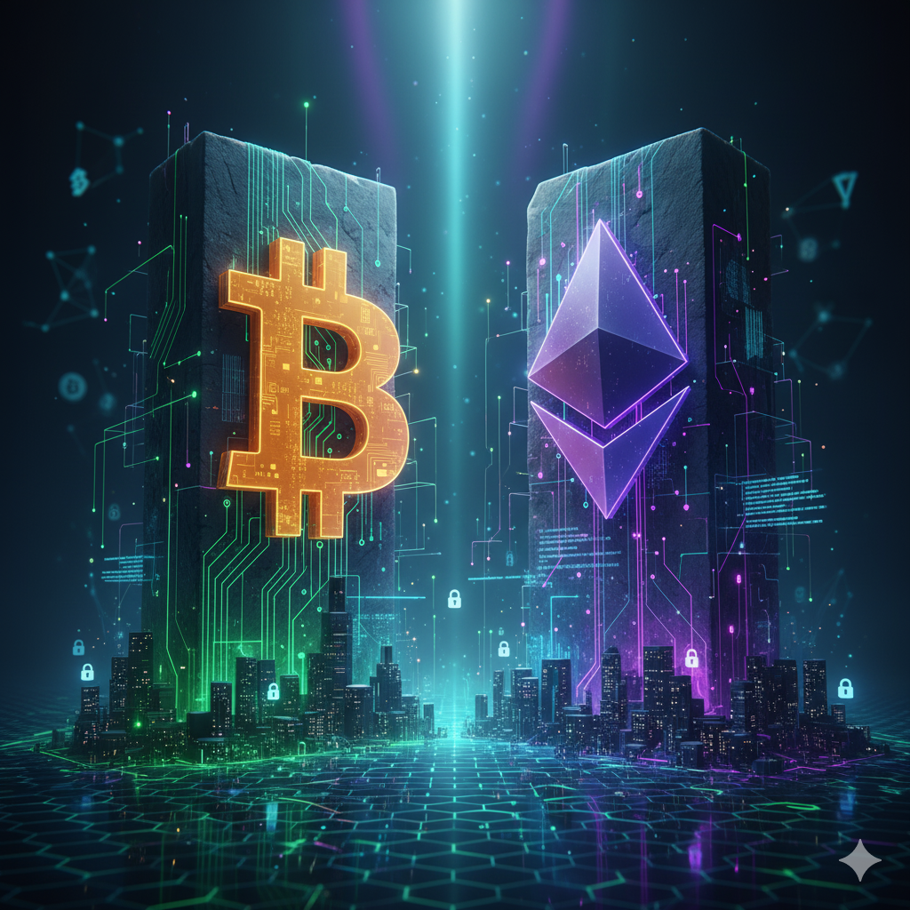 ¿Qué es una Criptomoneda? La Guía Definitiva para Principiantes - Bitcoin y Ethereum Los Gigantes que Debes Conocer